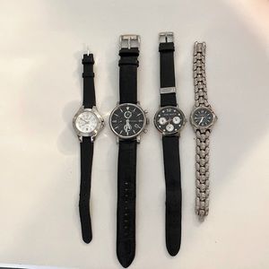 4 Women watches (Nine West, Fossil)